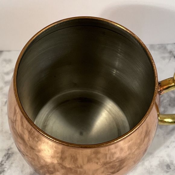 OGGI Copper Moscow Mule 20oz Mug Cup Set Of 2 Barware Drinkware - Picture 11 of 13